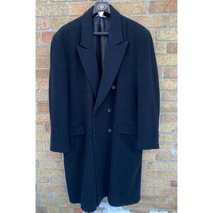 VTG 1997 Valentino 100% Cashmere Double-Breasted Coat - IT 56 M XL Made in Italy